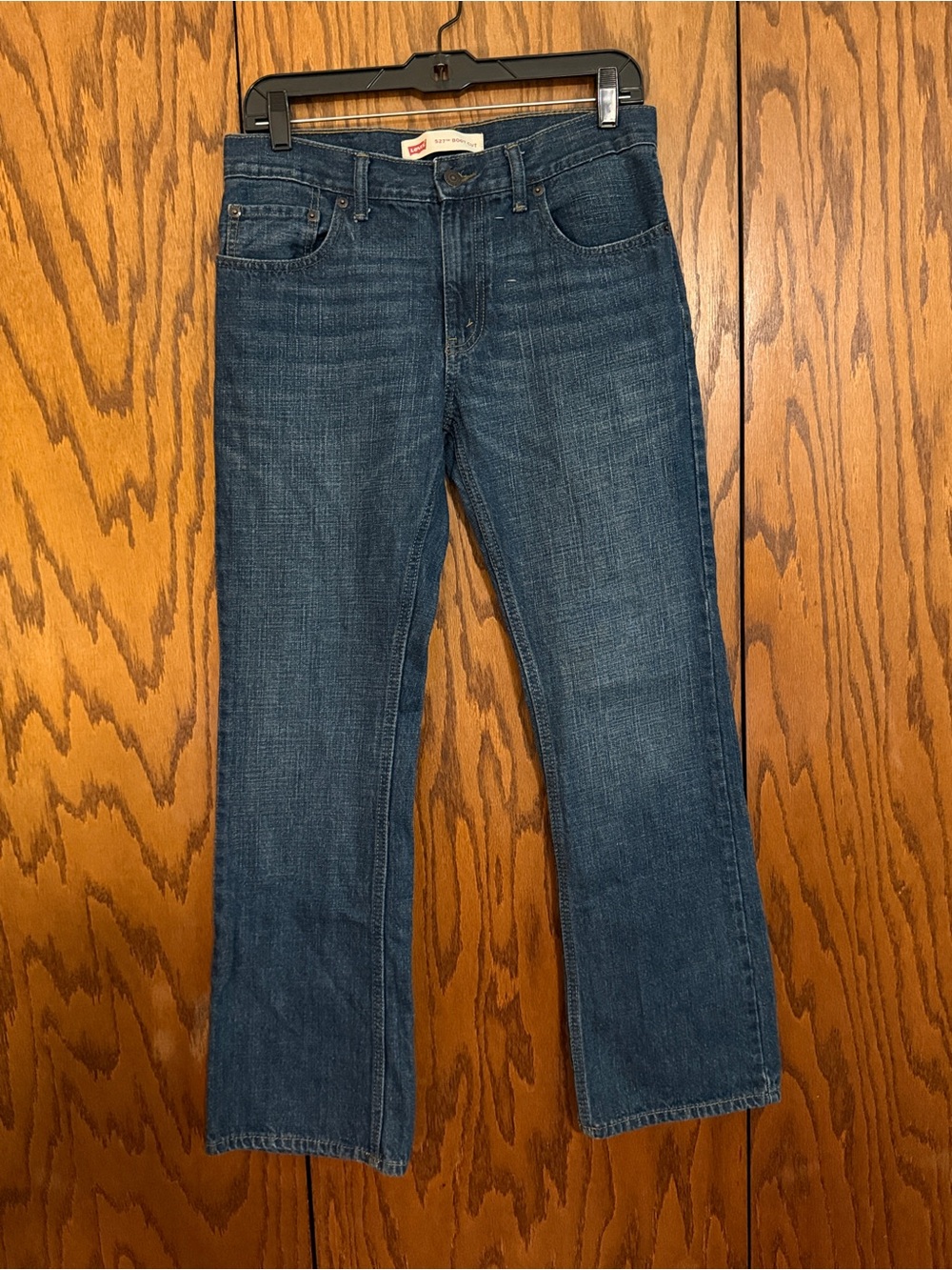 Levi’s 527 Boot Cut Boys Jeans Size 18 Regular W29 L29 Dark Wash